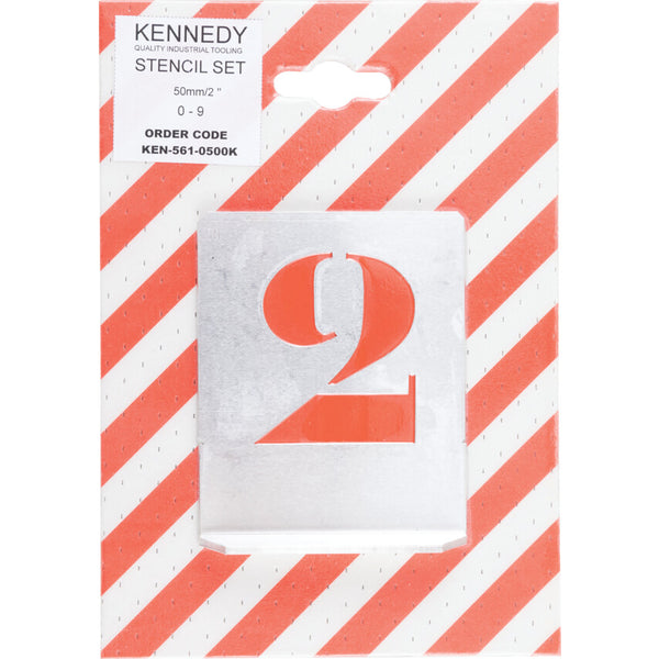 Kennedy 100mm (SET OF 10) STEEL STENCILFIGURES