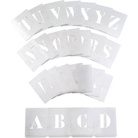 Kennedy 70mm (SET OF 26) STEEL STENCILLETTERS