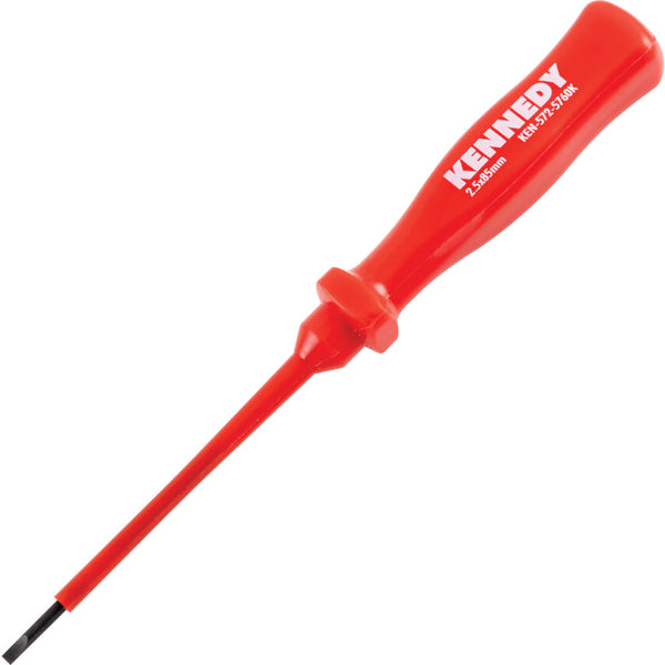 Kennedy 2.5x85mm FLAT PARALLEL INSULATEDVDE SCREWDRIVER