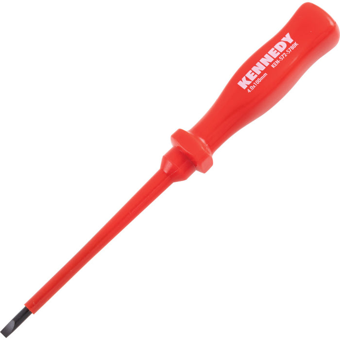 Kennedy 4x100mm FLAT PARALLEL INSULATEDVDE SCREWDRIVER