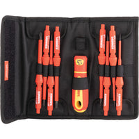 Kennedy INSULATED INTERCHANGEABLESCREWDRIVER SET 10-PCE