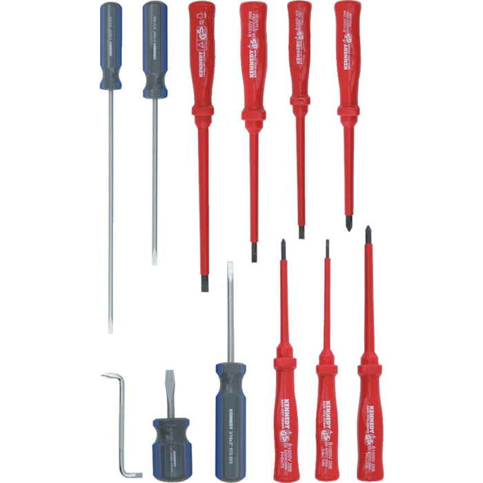 Kennedy VDE & ENGINEERS SCREWDRIVER SET 12-PCE