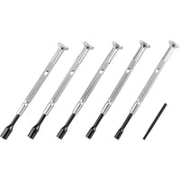 Kennedy 5-Piece Precision Nutdriver Set (3.0-5.0mm). Small Screwdriver Tools for Electronics, Jewelry, and Watch Repair.