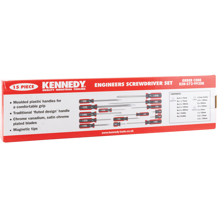 Kennedy 15-PCE ENGINEERS SCREWDRIVER SET