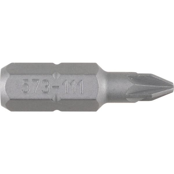 Kennedy No.1 Pozidriv Screwdriver Bit, 25mm, 1/4 Inch Hex, Driver Bit