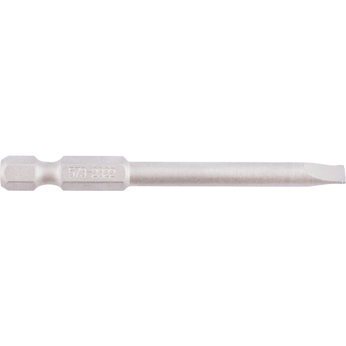 KENNEDY 6.0mm Flat Power Bit, 70mm Length, 1/4