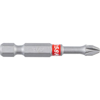 Kennedy PZ2 50mm Pozidriv Screwdriver Bit, 1/4 inch Hex Shank - KEN5738258K