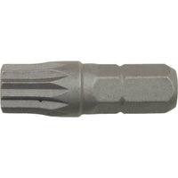 KENNEDY Spline Bit 6mm x 30mm, 10mm Drive - spline socket, tool bit, automotive tool, fasteners