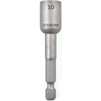 Kennedy 10mm Magnetic Nutsetter - Hexagon Socket Driver Bit, 1/4 inch Drive - Durable Metal Construction