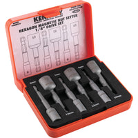 KENNEDY 6PC Hexagon Magnetic Nut Setter 1/4
