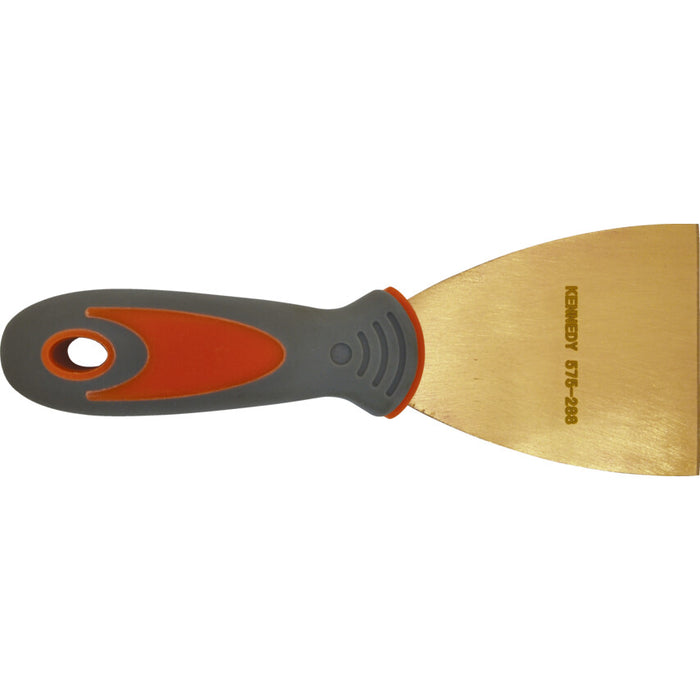 KENNEDY 75mm Spark Resistant Scraper Be-Cu | Non-Sparking Putty Knife | Professional-Grade Hand Tool