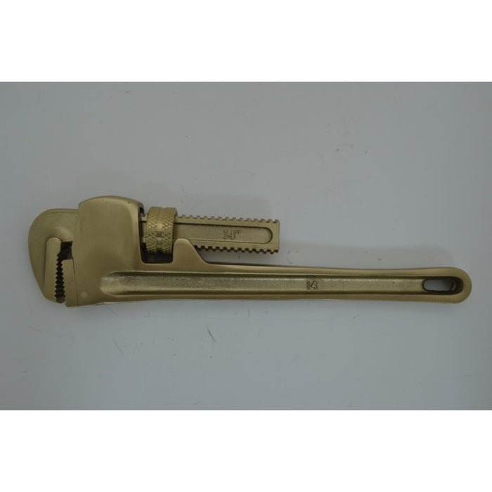 KENNEDY 300mm Spark Resistant Pipe Wrench Aluminum Bronze - Heavy Duty Pipe Wrench