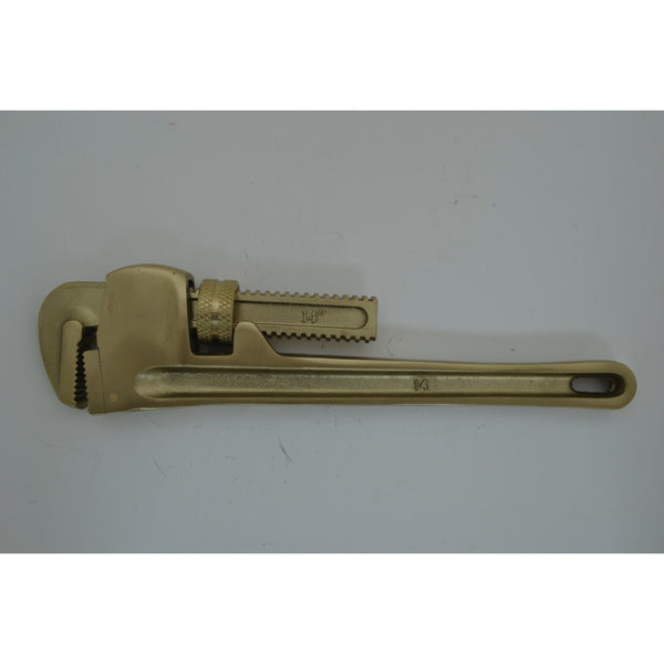 KENNEDY 300mm Spark Resistant Pipe Wrench Aluminum Bronze - Heavy Duty Pipe Wrench