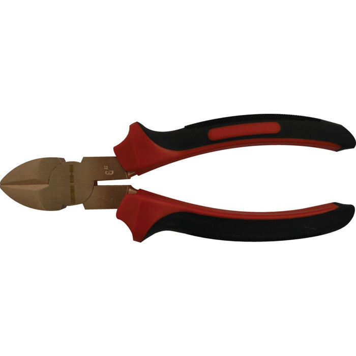 Kennedy 8-inch spark resistant diagonal cutting pliers, copper beryllium (Be-Cu), non-sparking safety tool