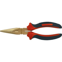 Kennedy 8-inch Beryllium Copper Long Nose Pliers - Spark Resistant Tool