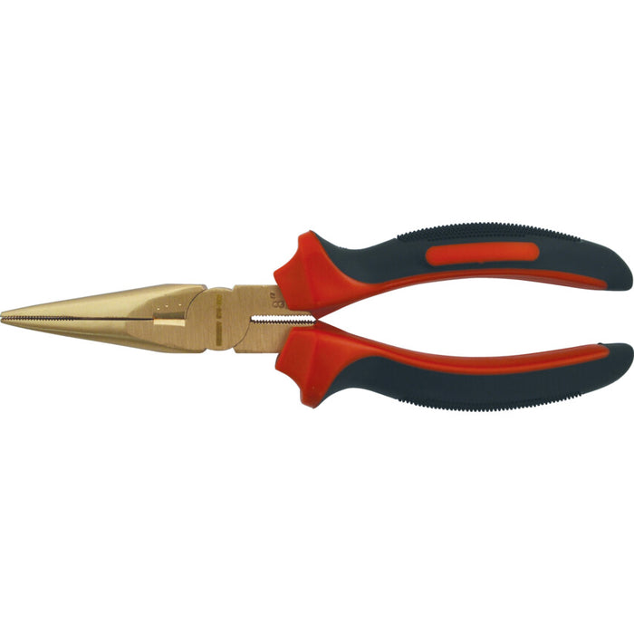 Kennedy 8-inch Beryllium Copper Long Nose Pliers - Spark Resistant Tool