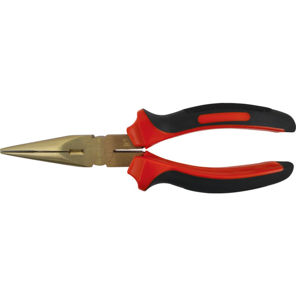 Kennedy 8-inch Spark Resistant Long Nose Pliers - Aluminum Bronze (Al-Br) - Professional Tool