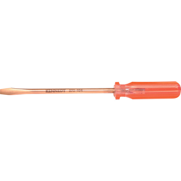 Kennedy 8X200MM Spark Resistant Screwdriver - AL-BR, Insulated Handle