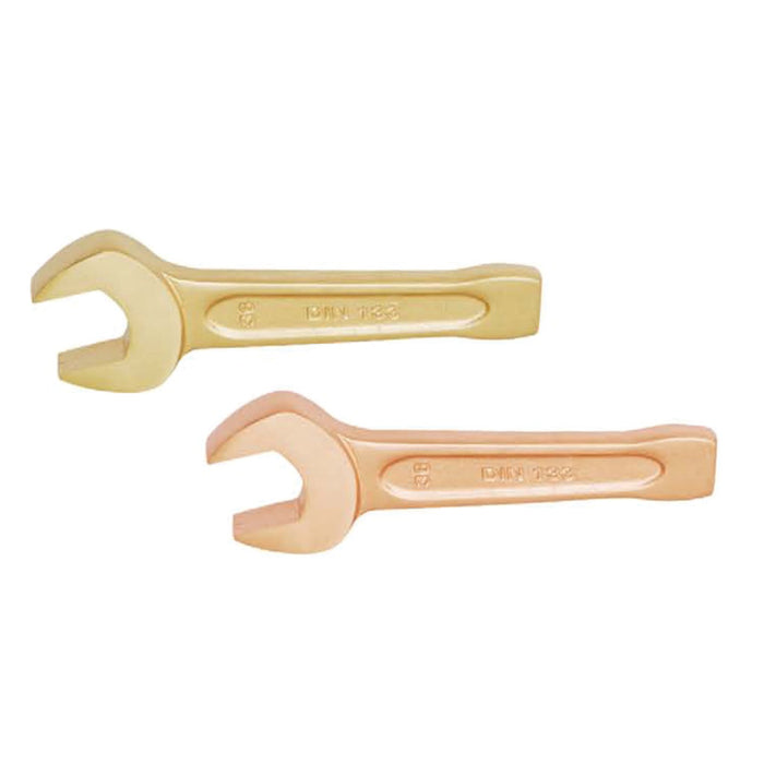 Kennedy 95mm Spark Resistant Aluminum Bronze Open End Slogging Wrench - Non-Sparking Tool for Safety