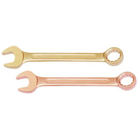 Kennedy 7mm Spark Resistant Combination Spanners - Al-Br Bronze Wrench Set for Safe Work in Explosive Environments