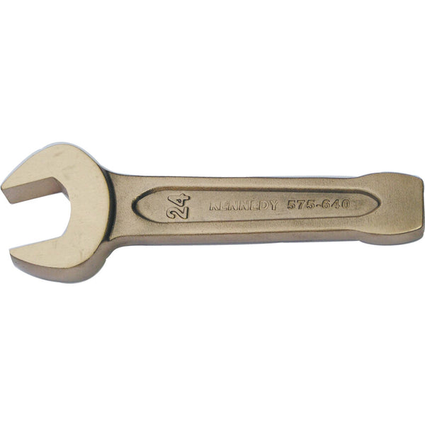 Kennedy 32mm Spark Resistant Aluminum Bronze Open End Slogging Wrench - Non-Sparking Safety Tool