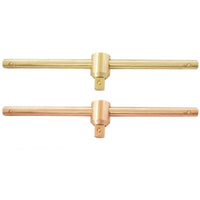 Kennedy 250mm Spark Resistant T-Handle 1/2 Sq Dr Be-Cu Non Sparking T Bar Sliding Handle Socket Driver Tool