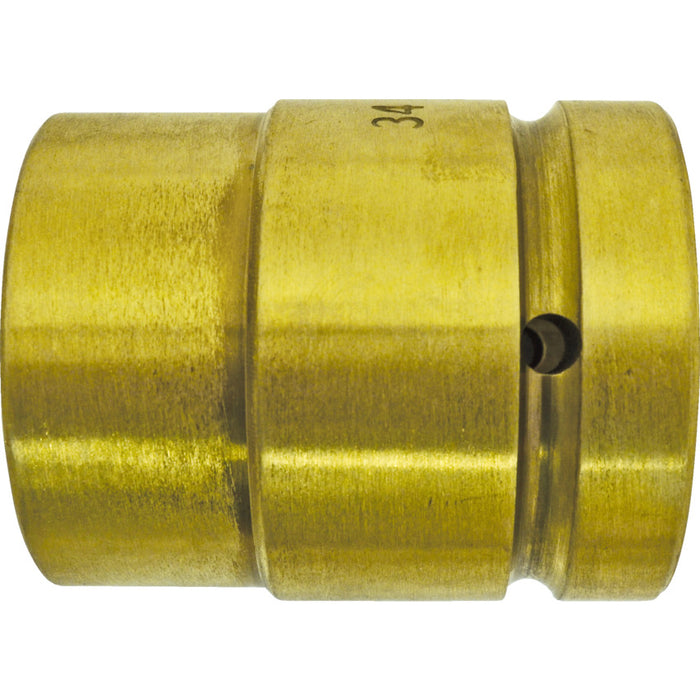 Kennedy 34mm Spark Resistant Impact Socket Al-Br - 1 inch Drive - Durable & Safe Tool