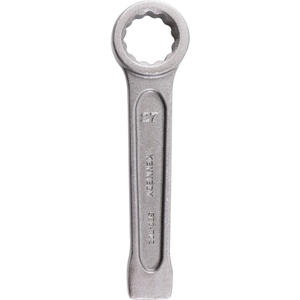 KENNEDY 27mm Ring Slogging Wrench - Heavy Duty Metric Spanner for Industrial Use, Forged Steel, Power Wrench