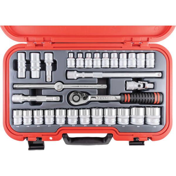 Kennedy-Pro 1/2in. Socket Set, Metric, Set of 30 - KEN5827940K