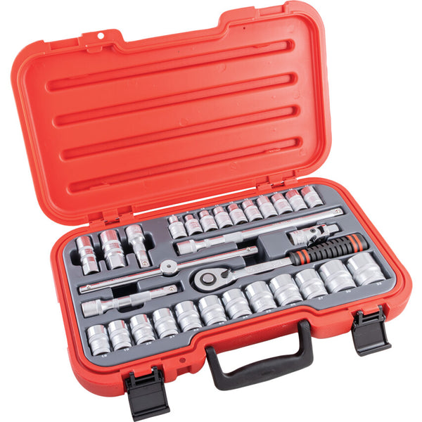 Kennedy-Pro 1/2in. Socket Set, Metric, Set of 30 - KEN5827940K
