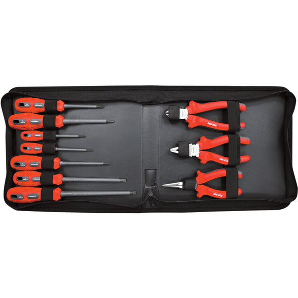 Kennedy-Pro 10 Piece Insualted Screwdriver and Plier set - KEN5951600K