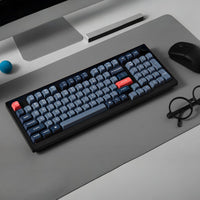 Keychron V5 Max wireless custom mechanical keyboard with Banana switch.