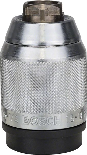 Bosch Chucks - Keyless chuck, matt chrome-plated 1,5 13 mm, 1/2" - 20 -  2608572150