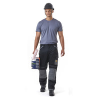 DROMEX PANTS UTILITY BLACK KNEE PAD POCKET [42]  DW-UTI-KPN-BLK-42