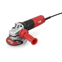 Flex Small Angle grinder with restart protection, optimised 
cooling & modified carbon geometry design 494982