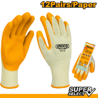 INGCO PPE GLOVES POLY COTTON XL HGVL05
