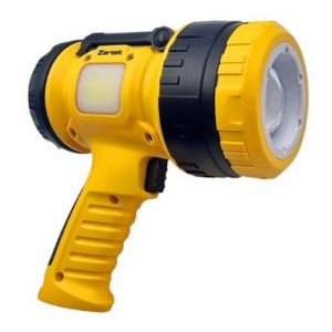 Laser LED Spotlight, BLACK, 1200 Lumen, Distance 850m, Beam Adjust:Wide to Zoom Far Pin, Side Worklight, USB-C Rechargeable,
  Includes USB cable