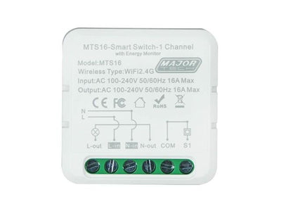 Major Tech Smart Switch Module with Energy Monitoring | MTS16