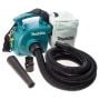 Makita DVC350Z Cordless Vacuum: Portable Dust Extractor for Jobsite Cleaning