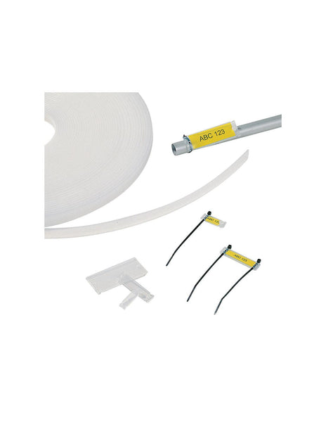 HellermannTyton : Marker Carrier Helafix Polyethylene 13mm x 25m Clear - (HCR12)