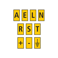 HellermannTyton : Marker WIC 2 1.5 - 2.5mm Yellow Assorted (AELNRST+-) - (W2MASS1YL)