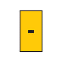HellermannTyton : Marker WIC 2 1.5 - 2.5mm Yellow Marked Dash - - (W2M-YL)