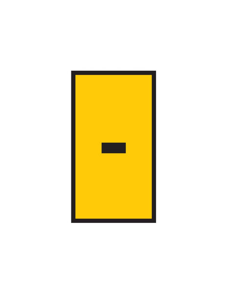 HellermannTyton : Marker WIC 2 1.5 - 2.5mm Yellow Marked Dash - - (W2M-YL)