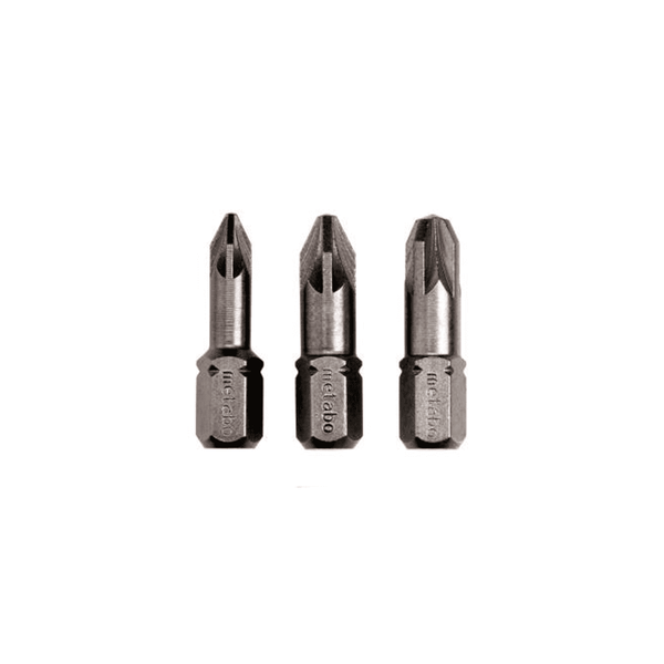 Metabo : 3 Bits For Torx Screws T15/ 20/ 25 Torsion - 628539000
