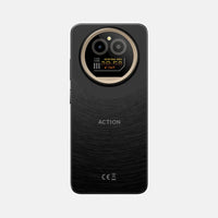 Smartphone/6.88 inch HD/Dual Display/12GB/256GB/16MP/Dual Sim/Fingerpr Recog/5100mAh/10W/Google Play. 6 months battery warranty-F150-ACTION-A5PRO-BLACK