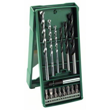 Bosch Sets 15pc Mini-X-Line Drill Mixed & Screwdriver set - 2607019579