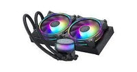 Cooler Master Cooler ML240 IllusionARGB Liquid Cooler; 240mm Radiator; 2 x 120mm ARGB Illusion; Transparent Pump Design