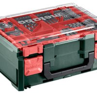 METABO SB 18 L Cordless Hammer Drill & 78-Piece Drill & Screwdriver Bit Set in Case