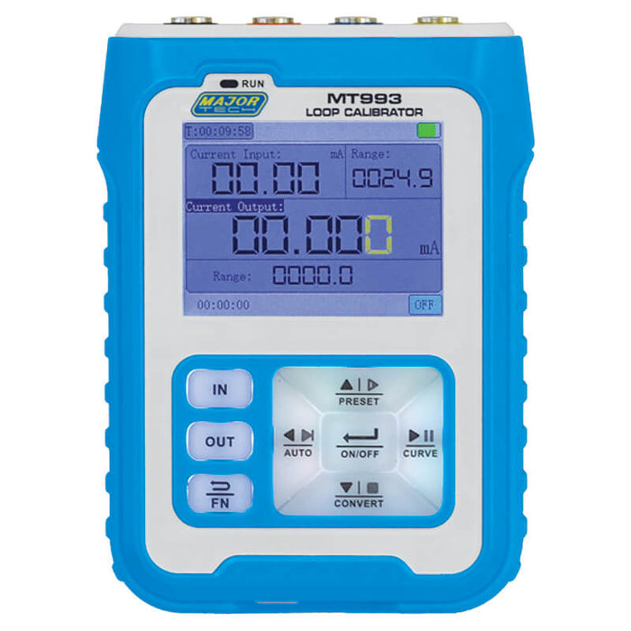 Major Tech Loop Calibrator, 0-24mA, 0-24V MT993