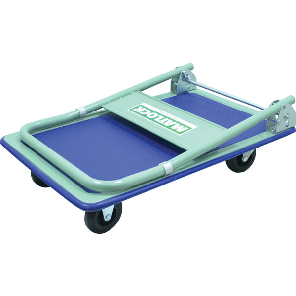 MATLOCK Folding Trolley, Plastic/Steel, 300kg, 2 x Swivel Castors/Fixed Castors, 610mm x 140mm x 910mm MTL9852060K